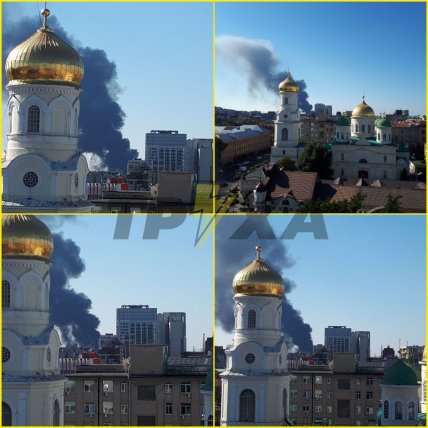 Пожежа у Дніпрі, горить комбайновий завод