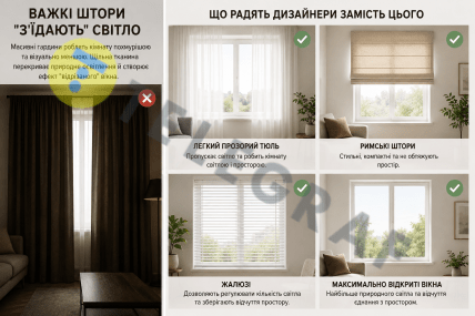 Чем заменить шторы