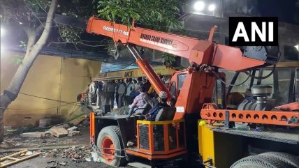 Обрушение храма в Индии