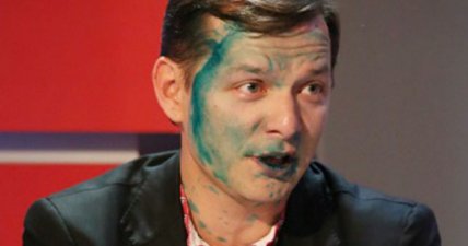 Олега Ляшка облили зеленкою