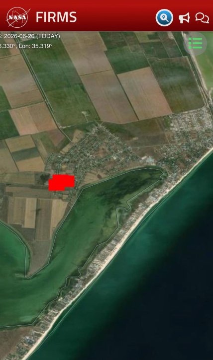 Карта удару по складу БК окупантів