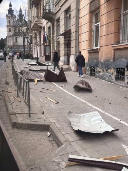 Вулиця Бандери у Львові 24 березня 2026