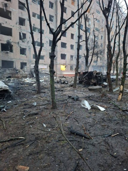 Так будинок виглядав в день обстрілу