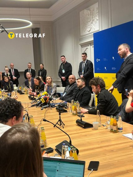 Спілкування Володимира Зеленського з журналістами в Мюнхені 14.02.2026