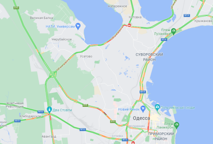 На Объездной Одессы кабину фуры раздавили бетонные плиты