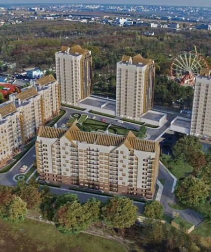 ЖК "Люксембург" у Харкові, де нещодавно отримала квартиру у подарунок від бабусі дочка прокурора Ігоря Білодіда