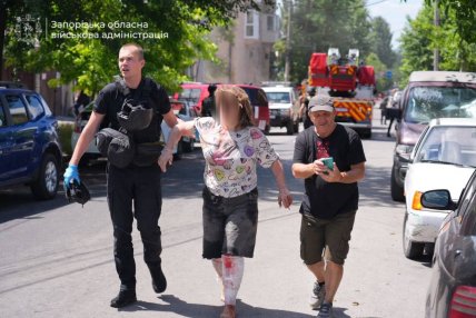Наслідки удару РФ по Запоріжжю 26.06.2026