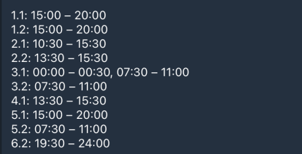 Графіки відключень у Запорізькій області 6 березня