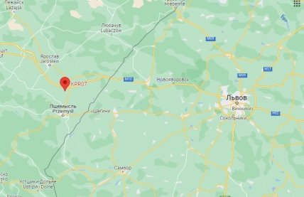 Заблотце на карте