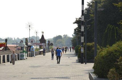 Самая большая набережная в Европе расположена в Днепре