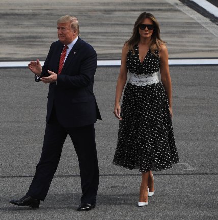 Меланія Трамп у сукні Дональд Трамп