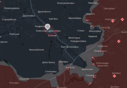 Олексієво-Дружківка на карті