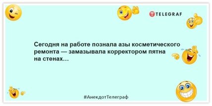 анекдоты про косметический ремонт