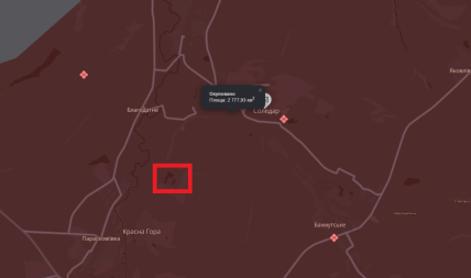 Соледарское озеро на карте