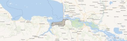 Світловодськ на мапі