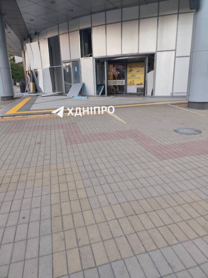 ТЦ Апполо в Днепре поврежден в ходе атаки России