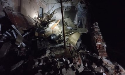 Будинок у Шевченковому на Харківщині після обстрілу росії