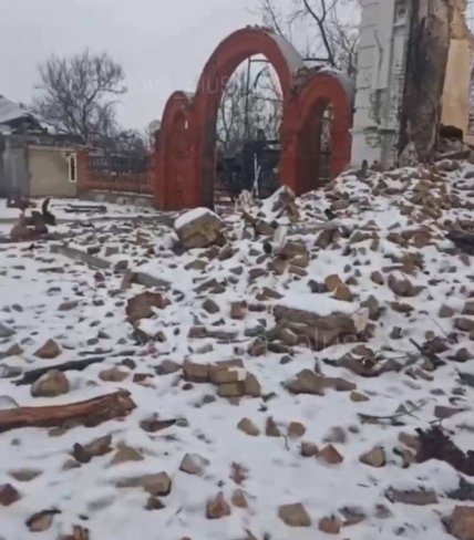 Остатки краеведческого музея в Гуляйполе