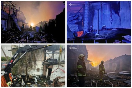 Наслідки російського обстрілу Білої Церкви 02.09.2025