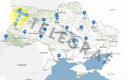 Почтоматы "Эпицентр" по Украине