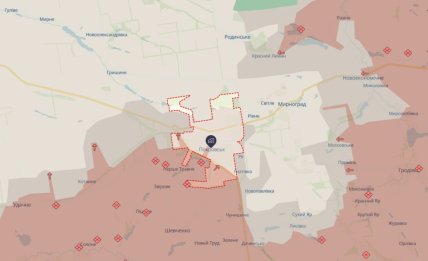 Покровск карта боев 13 ноября 2025