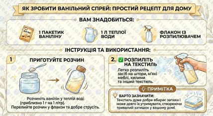 Как сделать ванильный спрей