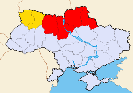 Північні області на карті
