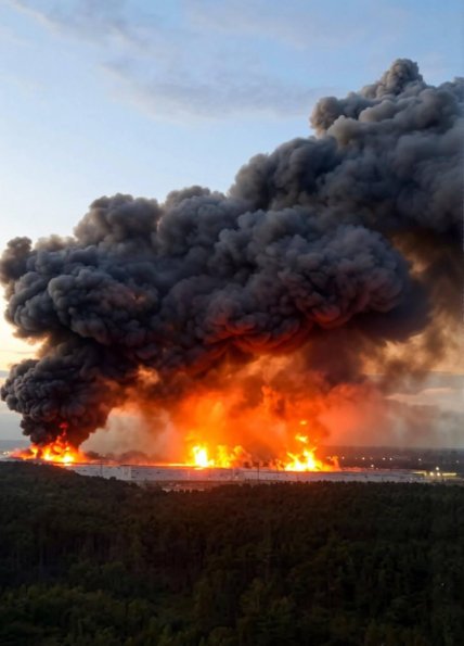 Пожежа на Wildberries у Підмосков'ї