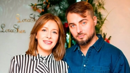 Елена Кравец с мужем