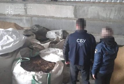 Изъятие контрафактного табака в Хмельницкой области