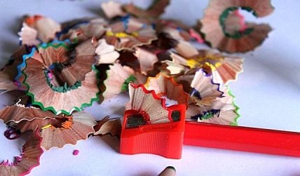 Поделки с детьми: мастерим шедевры из карандашной стружки - изображение №2