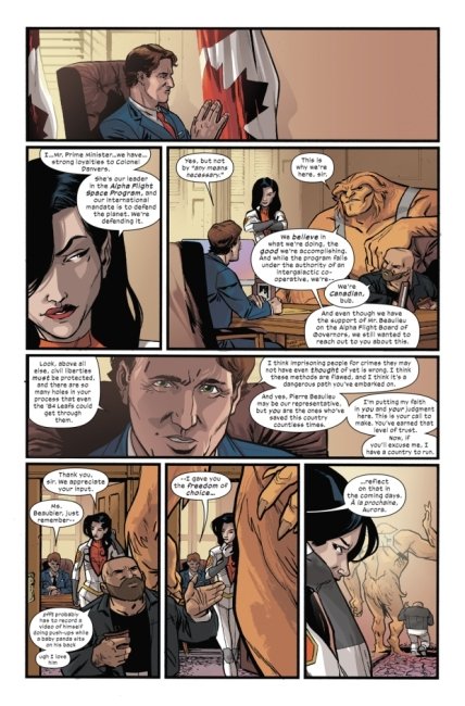 Премьер-министр Канады стал героем комиксов