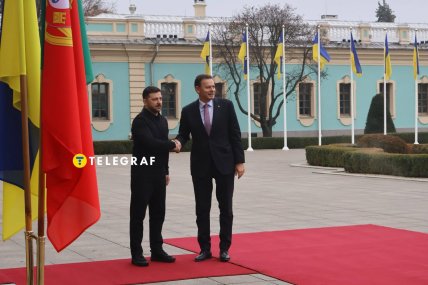 Владимир Зеленский и премьер-министр Португалии Луиш Монтенегру