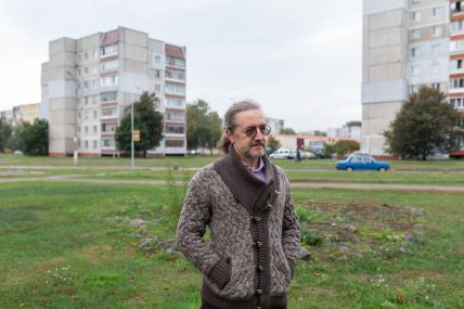 Александр Купный в Славутиче. Фото: Ukrainer