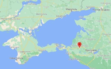 Славянск-на-Кубани на карте