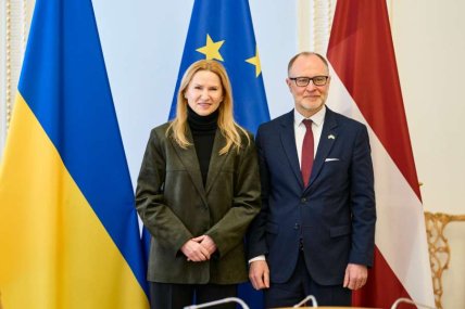 Олена Кондратюк та Андріс Спрудс