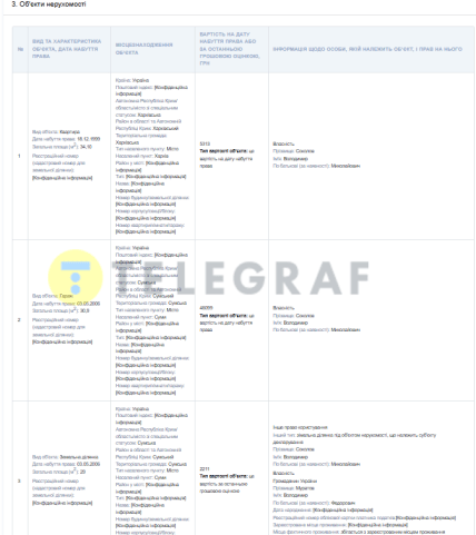 Какое имущество есть у судьи Владимира Соколова