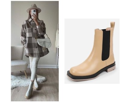 Челсі з широкою контрастною або масивною платформою