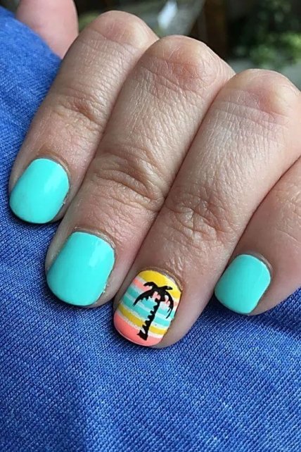 Маникюр на короткие ногти 2023