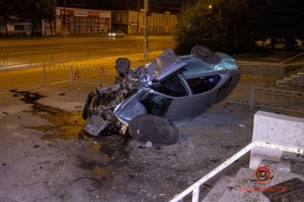 ДТП в Днепре на проспекте Слобожанском 26.06.2021