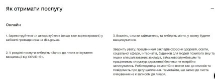 Вакцинация от коронавируса в Украине