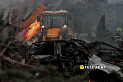 Наслідки російської атаки по Софіївській Борщагівці 22 лютого