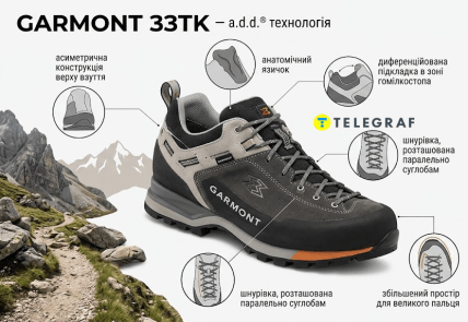 По какой технологии делают обувь Garmont
