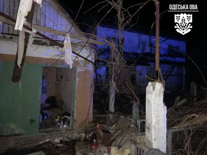 Наслідок влучання в Одеській області