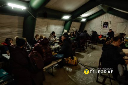 Пункт незламності у Києві, фото - Ян Доброносов