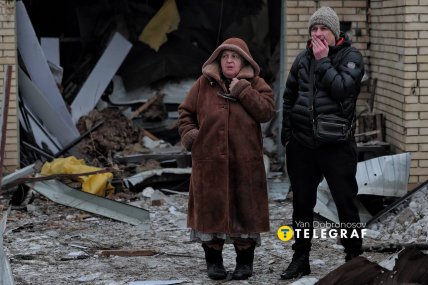 Наслідки російської атаки по Софіївській Борщагівці 22 лютого