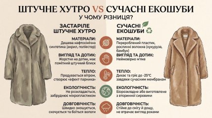 Шубы из искусственного меха 90-х и современные эко-шубы отличаются