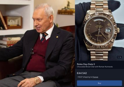Геннадий Буткевич с часами Rolex Day-Date II