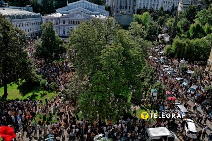 Протест у Києві. Люди вимагають повернути Федорова