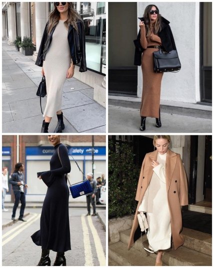 Трикотажное платье